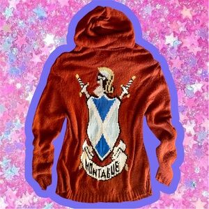 WILDFOX COUTURE MONTAGUE sweater Cardigan S M L Romeo Juliet 2000s Hoodie Jacket